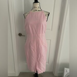 Ann Taylor Soft Pink Midi Dress